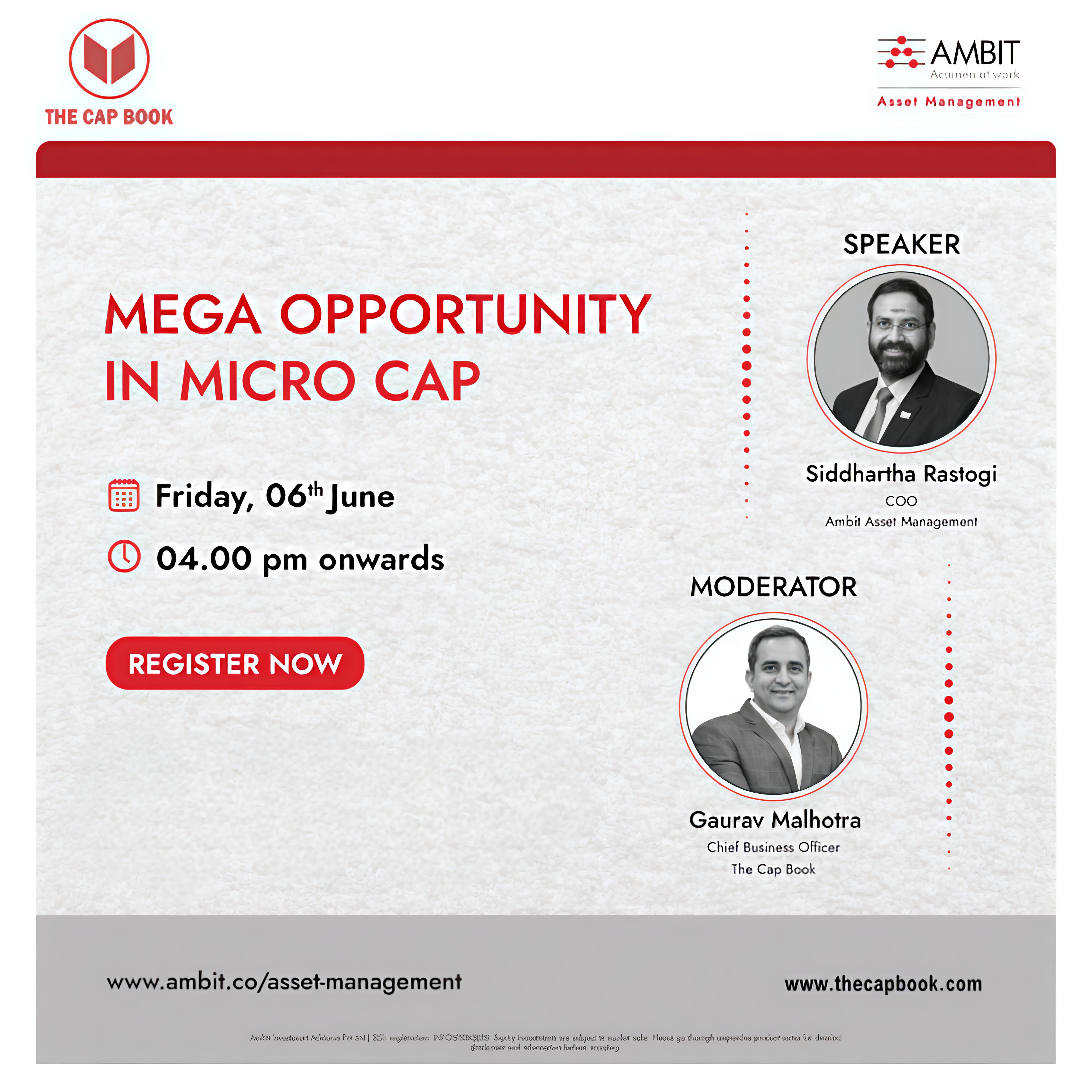 Mega Opportunity in Micro Cap
